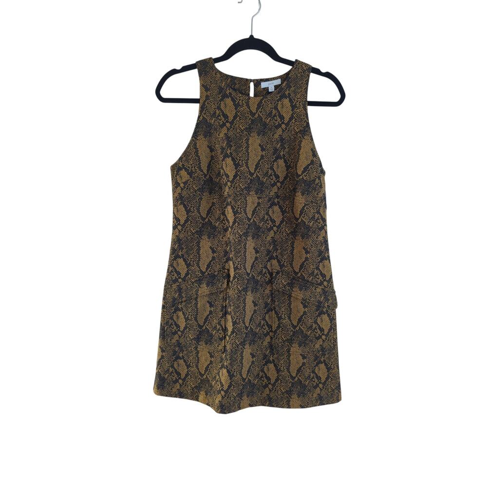 Joie Snake Print Sheath Dress - Size Medium - Picture 2 of 5